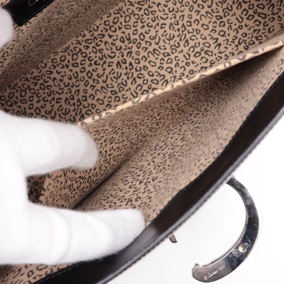 Cartier Panthere Leather Handbag Black - Picture 8 of 15